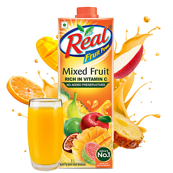 Real Fruit Power Mixed Fruit Juice, L