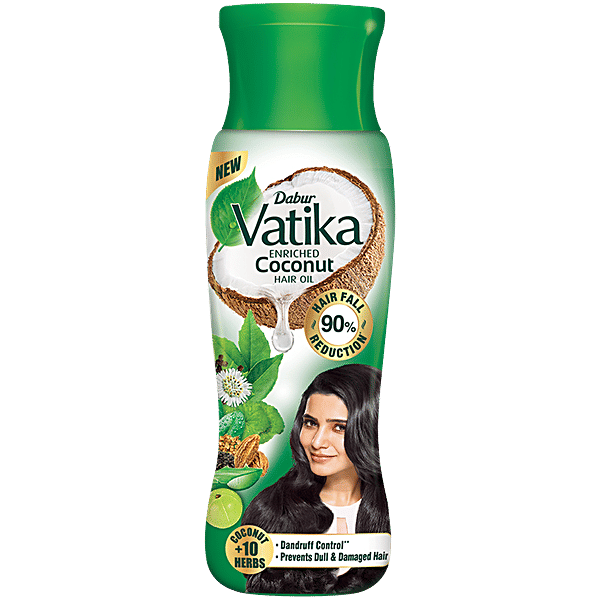 Buy Dabur Vatika Hair Oil - Premium Naturals Enriched Coconut 75 ml Bottle