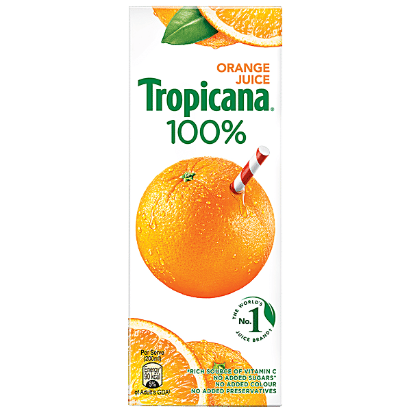 Buy Tropicana 100 Juice Orange 200 Ml Online At Best Price of Rs