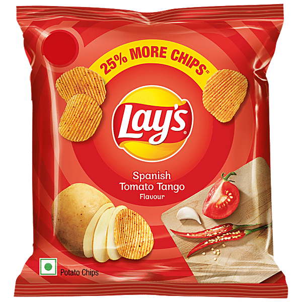 Buy Lays Potato Chips Spanish Tomato Tango 15 Gm Pouch Online at