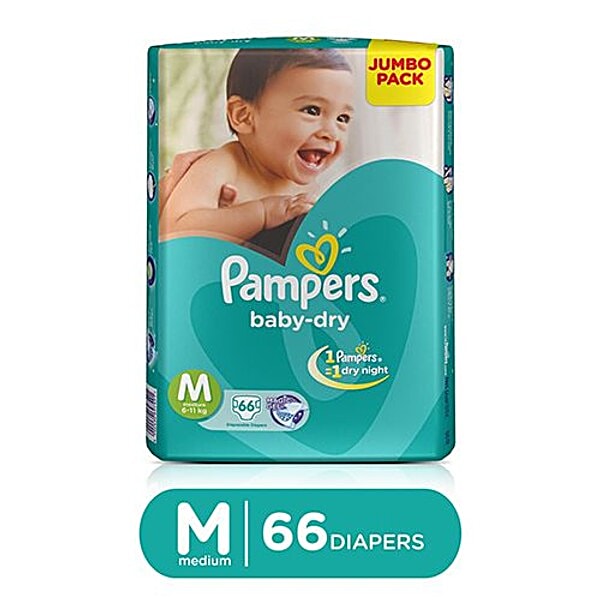 Pampers Dry Pampers Pants Medium 66 Pieces Price Pampers Baby-Dry