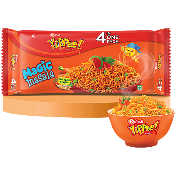 Buy Sunfeast Yippee Noodles Magic Masala 280 Gm Pouch Online At