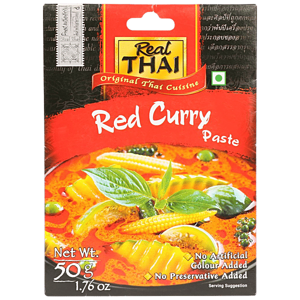 Buy Real Thai Paste Red Curry 50 Gm Pouch Online at the Best Price