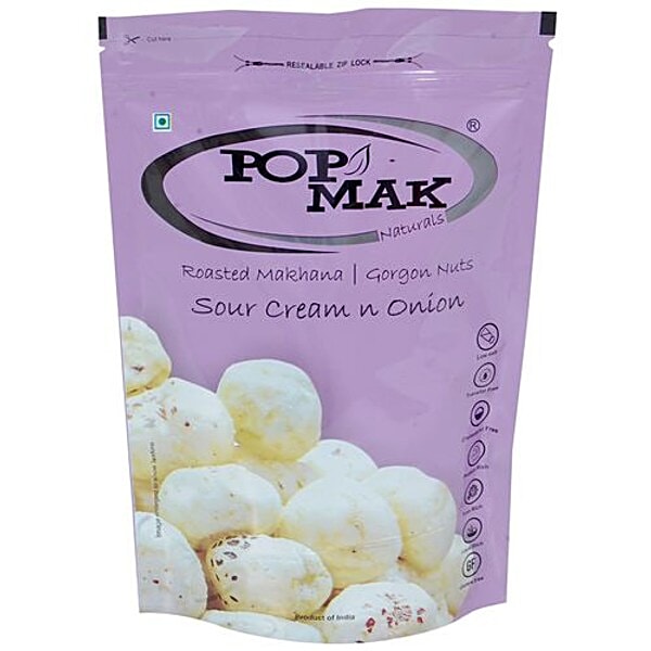 Buy Popmak Roasted Makhana - Sour Cream & Onion Online at Best
