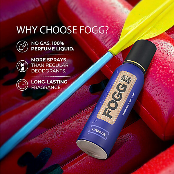 Fogg Fantastic Fogg Dynamic Body Spray Review FOGG Dynamic No Gas