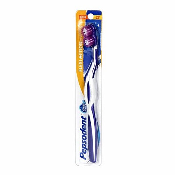 Buy Pepsodent Toothbrush Germi Check Flexi Action Medium 1 Pc