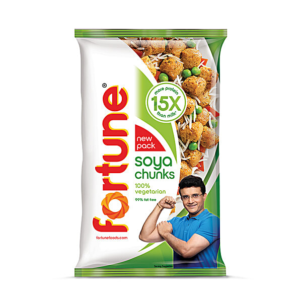 Fortune Soya Chunks, 100g - Image 2