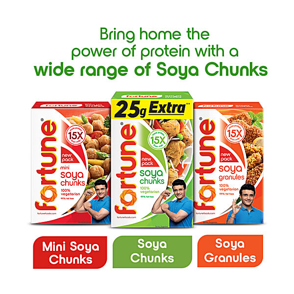 Fortune Soya Chunks, 100g - Image 7