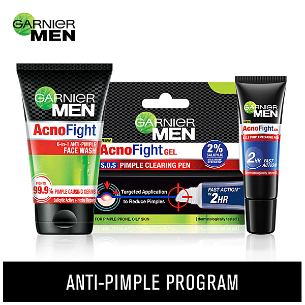 Garnier Men Acno Fight Anti-Pimple Face Wash, 100 g - Image 6