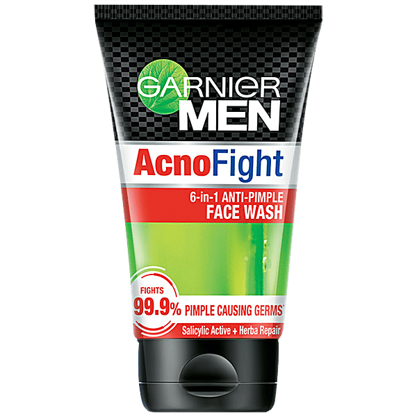 Garnier Men Acno Fight Anti-Pimple Face Wash, 100 g - Image 1