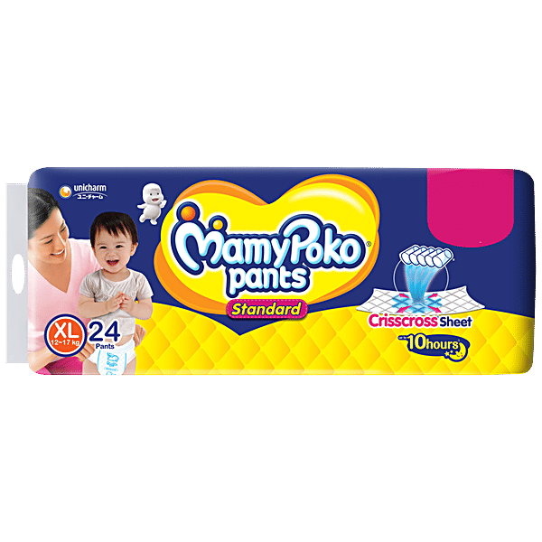 【popo】 Buy Mamypoko Pants Extra Absorb XL 4 8 Kg 22 Pcs Pouch Online At