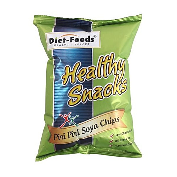 Buy DIET FOODS Healthy Snacks Piri Piri Soya Chips Online at Best