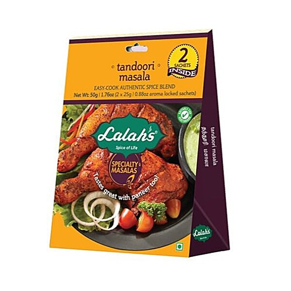 Buy Lalahs Tandoori Masala 50 Gm Online at the Best Price of Rs