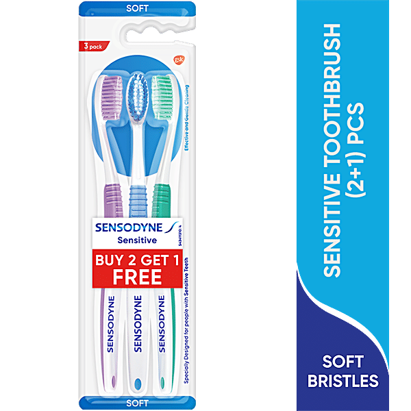 SENSODYNE SOFT BRUSH 3 pc