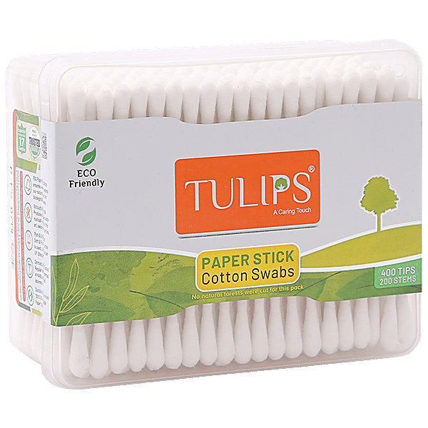 Buy Tulips Cotton Buds 100 pcs Online at Best of Rs 65