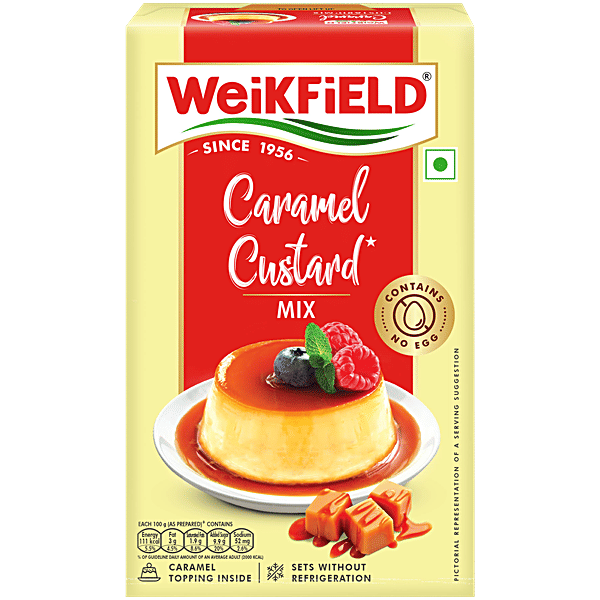 Buy Weikfield Pudding Mix Caramel 65 Gm Online at the Best Price - Main Image