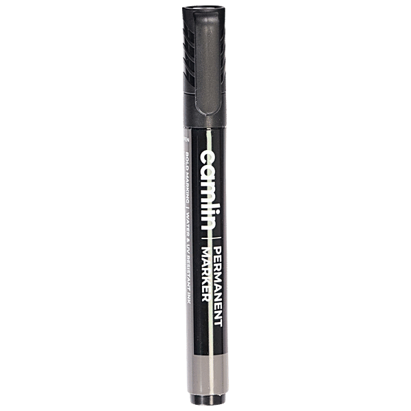 Buy Camlin Permanent Marker Refillable, Black Online at Best