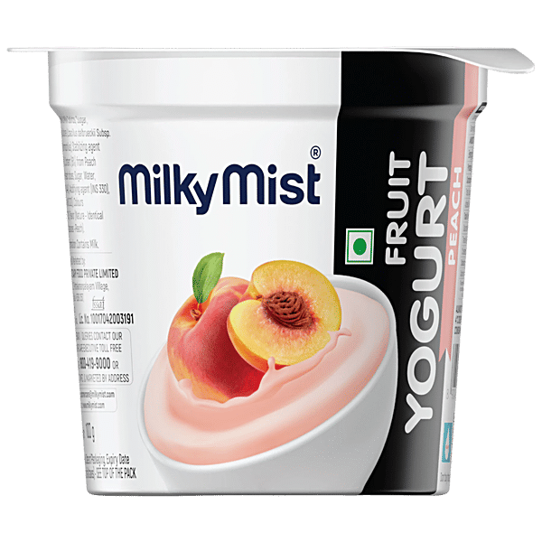Buy Milky Mist Fruit Yoghurt Peach 100 Gm Online At Best Price of