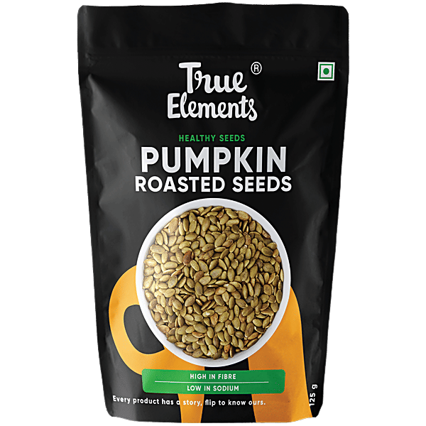 True Elements Roasted Pumpkin Seeds 100 g - Image 1