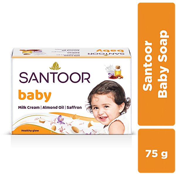 Santoor Soap - Baby, 75g Carton