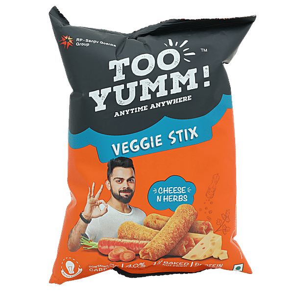 Buy Too Yumm Veggie Stix Cheese Herbs 60 Gm Online At Best Price