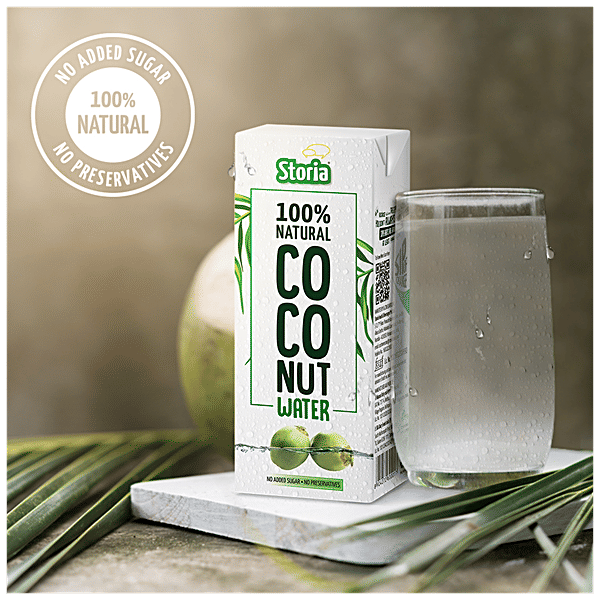 Storia 100% Natural Tender Coconut Water No Added Sugar, 200 ml
