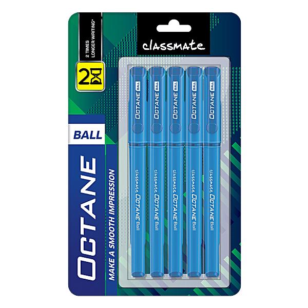 Classmate Octane Ball Pen Blue, Blister Pack, pcs