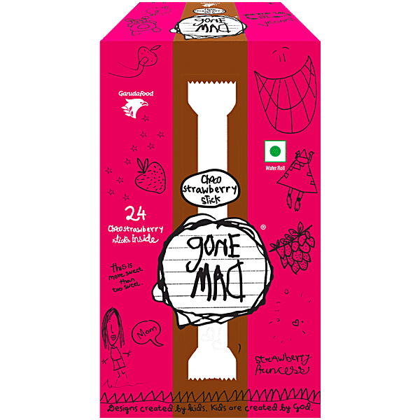 Buy Gone mad Choco Strawberry Sticks Online at Best Price of Rs