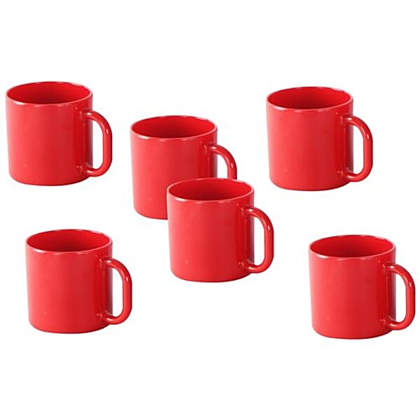 Buy Iveo Chai/100% Melamine Smart Coffee Cup Set Red Online at