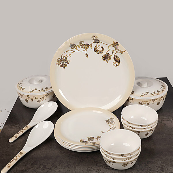Buy Servewell Pure Melamine Traditional Dinner Set Olivia Online