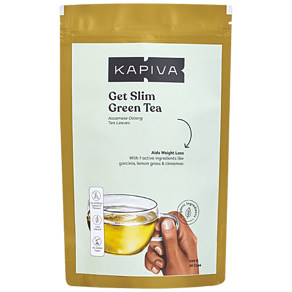 Buy Kapiva Get Slim Ayurvedic Green Tea With Garcinia - Helps In