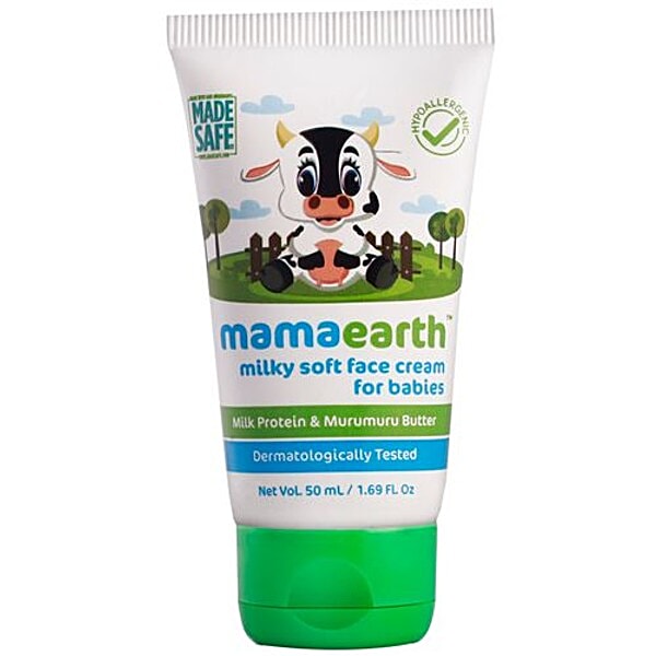Buy Mamaearth Milky Soft Face Cream For Babies Online at Best