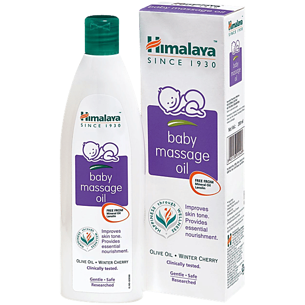 Buy Himalaya Baby Massage Oil With Olive Oil Winter Cherry