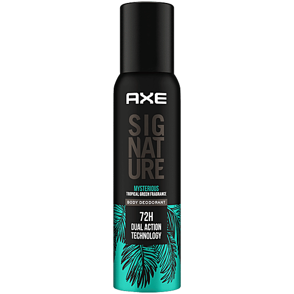 Axe Signature Mysterious Body Deodorant Spray Tropical Green Fragrance,  154 ml
