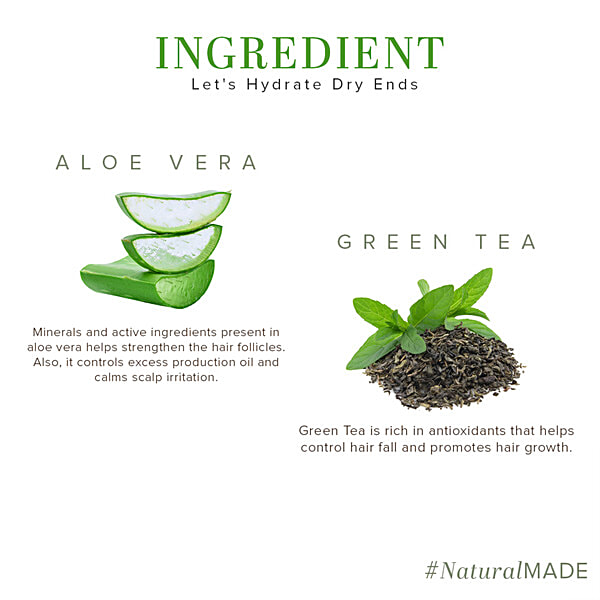 Buy Khadi Natural Green Tea & Aloe Vera Hair Conditioner - SLS & Paraben  Free Online at Best Price of Rs 287.28 - bigbasket