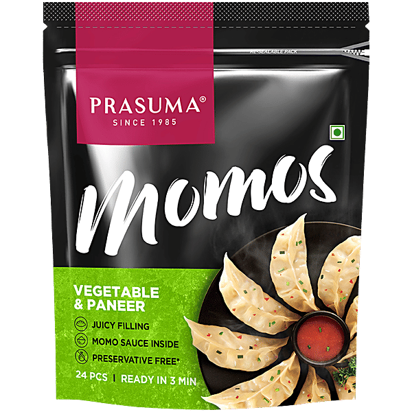 Buy Prasuma Vegetable & Paneer Momos Online at Best Price of Rs