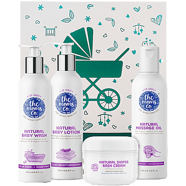 The Moms Co Baby Must Have Box Ribbon Gift Box, pcs