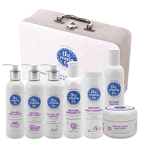 Buy The Moms Co Mom Baby Care Essentials Suitcase Gift Box