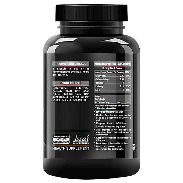 Buy MuscleBlaze L-Carnitine L-Tartrate - Unflavoured Online at Best Price  of Rs null - bigbasket