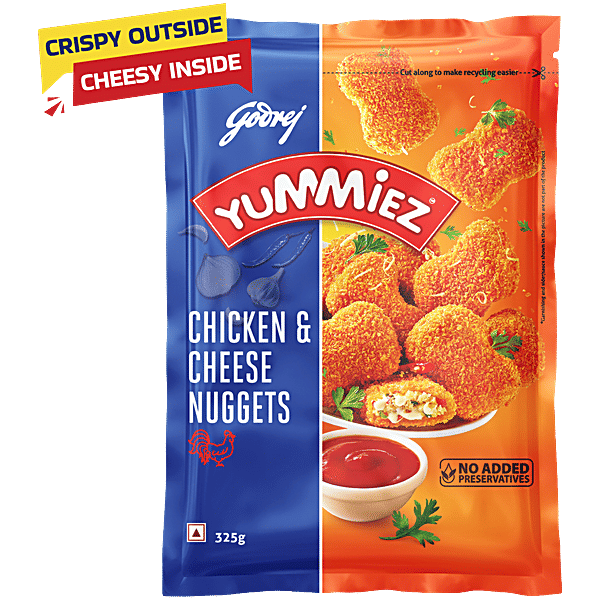 Buy Godrej Yummiez Chicken & Cheese Nuggets Online at Best Price