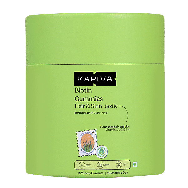 Buy Kapiva Biotin With Aloe Vera Gummies Online at Best Price of Rs null -  bigbasket