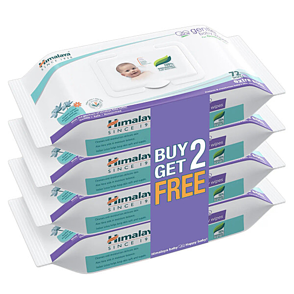 Buy Himalaya Gentle Baby Wipes With Aloe Indian Lotus Online