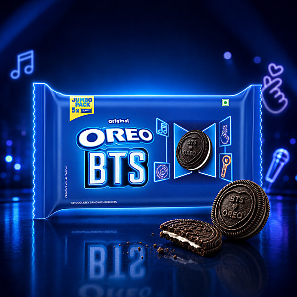Buy Cadbury Oreo Vanilla Flavour Creme Sandwich Biscuit Jumbo Pack