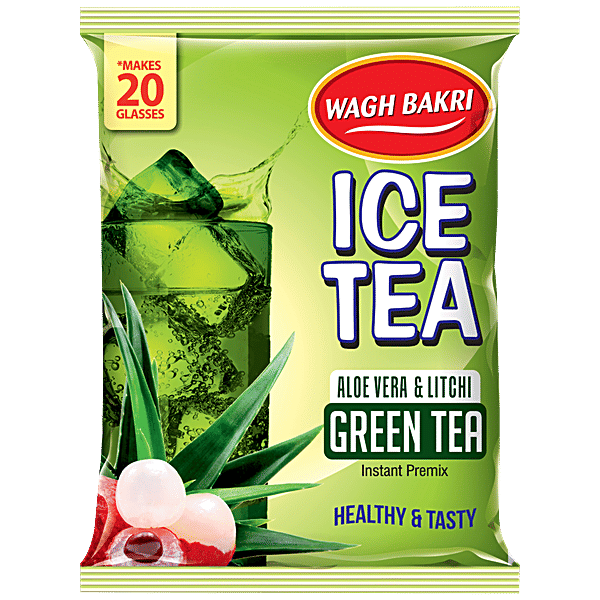Buy Wagh Bakri Ice Tea Instant Premix Green Tea - Aloe Vera & Litchi Online  at Best Price of Rs null - bigbasket