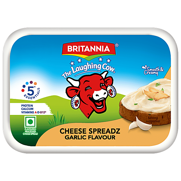 Buy Britannia The Laughing Cow Processed Cheese Spreadz - Roasted