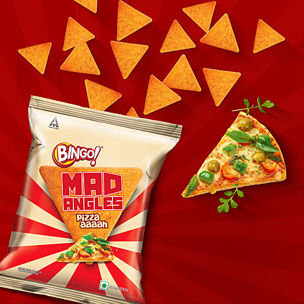 Buy Bingo! Mad Angles Pizza-aaaah Triangle Chips Online at Best