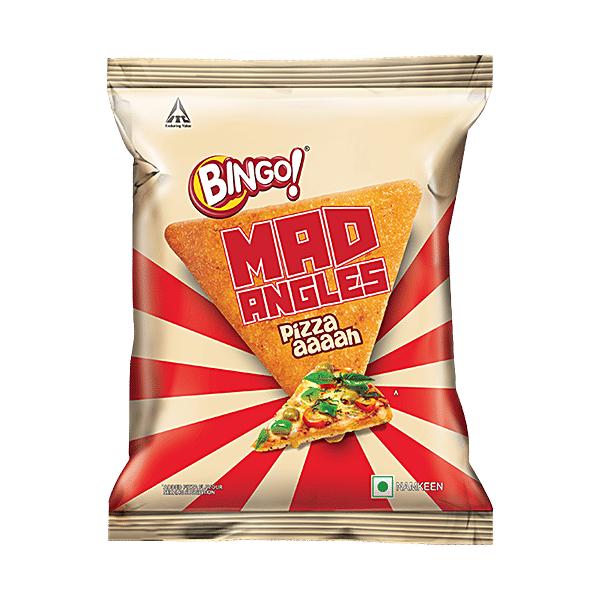 Buy Bingo! Mad Angles Pizza-aaaah Triangle Chips Online at Best