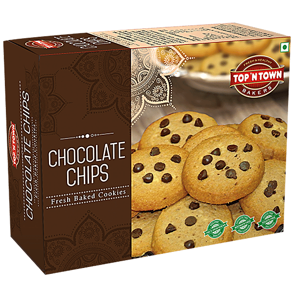 Buy Top 'N Town Bakers Cookies - Choco Chips Online at Best Price