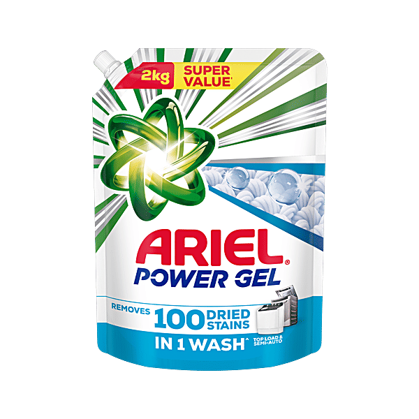 Ariel Power Gel Top Load & Semi Auto Liquid Detergent 2 KG