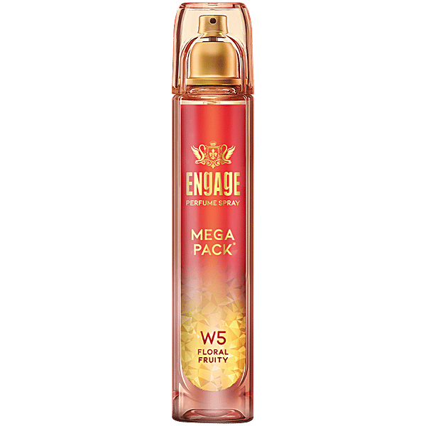 Engage W6 Perfume Spray For Women, Floral Fruity Fragrance Scent, 160 ml